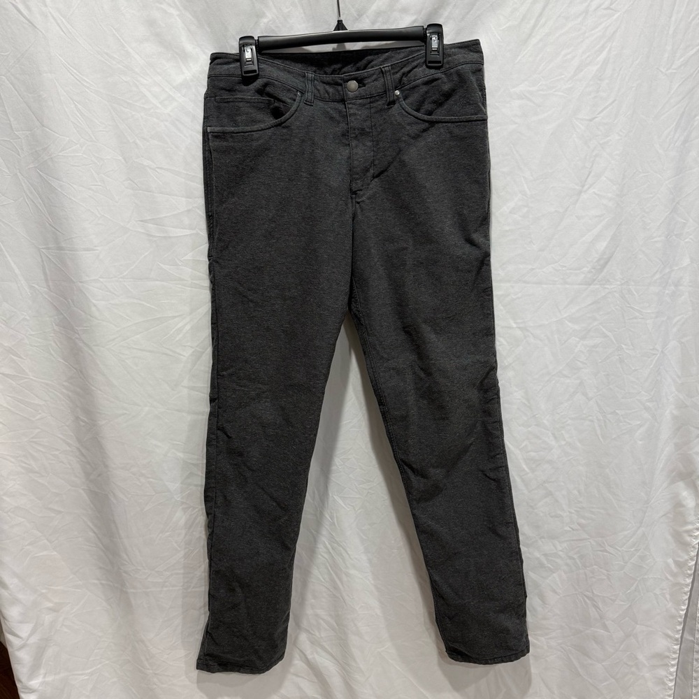 Lululemon ABC Pant Classic Fit 32 Charcoal 5 Pocket Stretch Everyday Pant Office